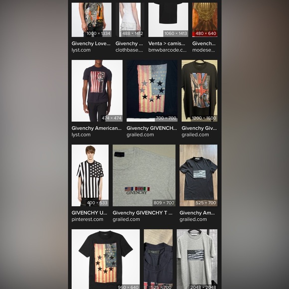 Givenchy Paris USA Stars and Stripes Tank Top Size S - Picture 10 of 13